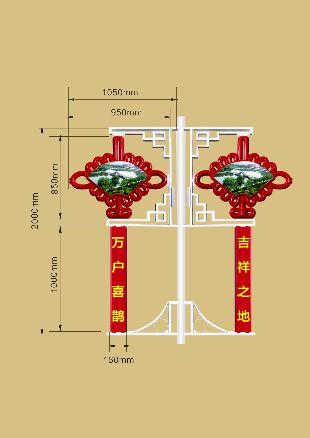 LED扇形中国结厂家